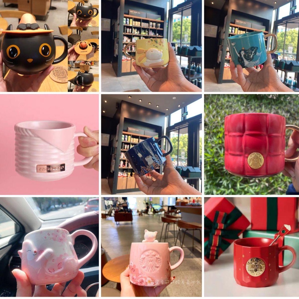 Cốc Uống Nước Starbucks Bằng Sứ Cao Cấp Có Nắp Đậy Tiện Dụng
Sức Chứa Lớn