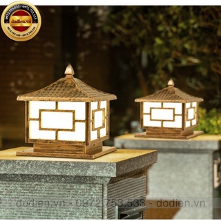 Đèn trụ cổng đèn sân vườn ngoài trời chống nước chống rỉ D300