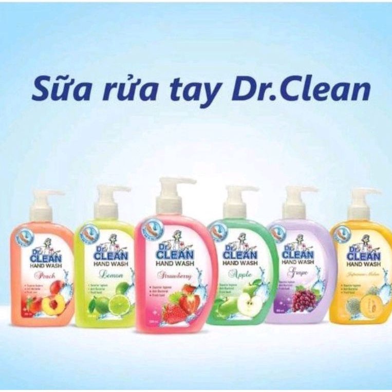 Nước Rửa Tay Diệt Khuẩn - Sạch Da Dr Clean 200ml/500ml