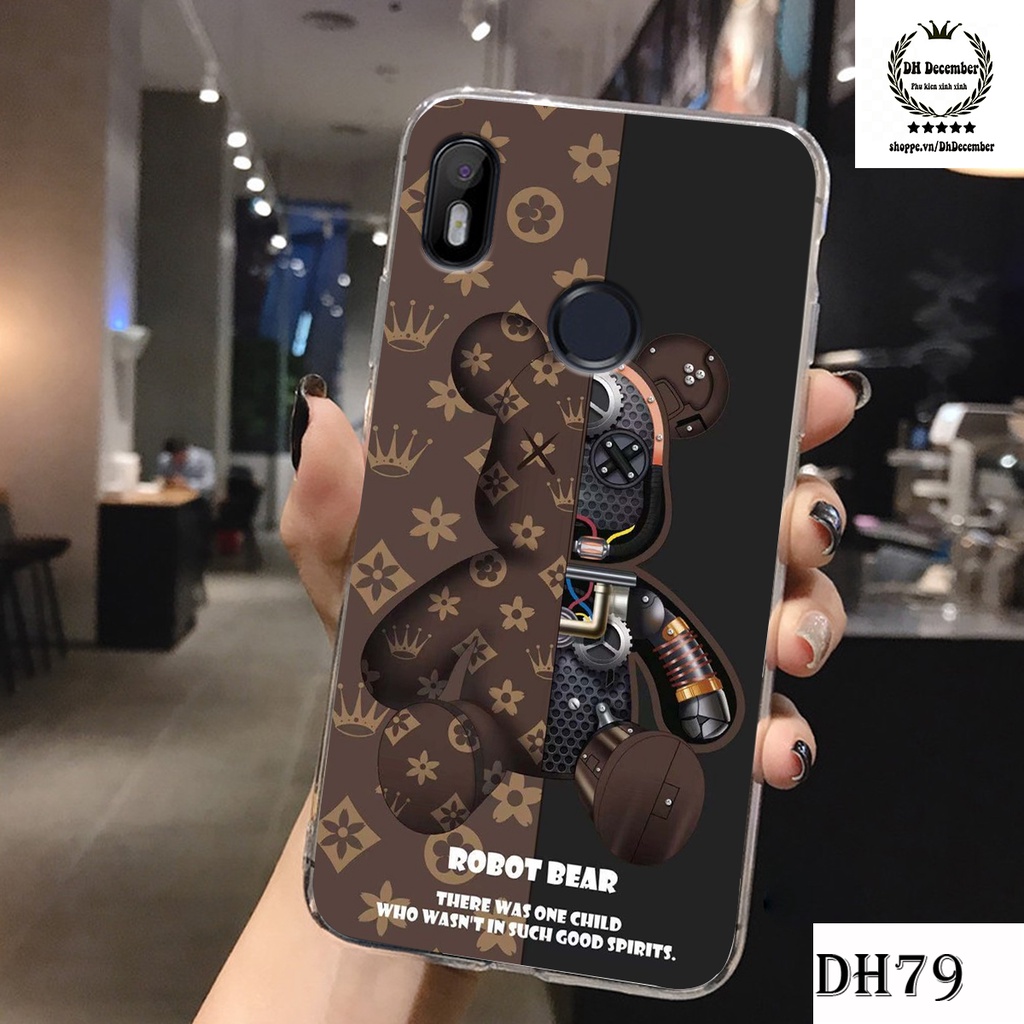 Ốp lưng Vsmart JOY 1 in hình 3D lucky, gấu Beer xinh xắn - KHÔNG NÊN BỎ LỠ