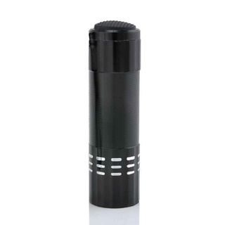 ★Ready Mini Aluminum Multifunction UV Ultra Violet 9 LED Flashlight Torch Light Lamp