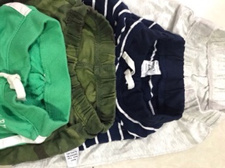 Set 3 quần carter da cá Cambodia(3m-5y)