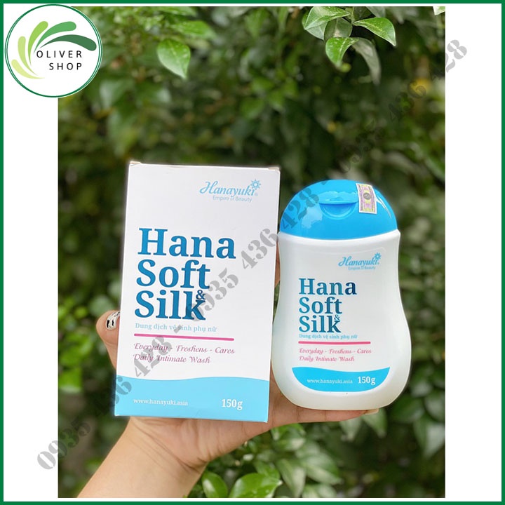⚡CHÍNH HÃNG 100%⚡ Dung dịch vệ sinh phụ nữ Hana Soft Silk Hanayuki làm sạch vùng kín, dịu nhẹ thơm mát