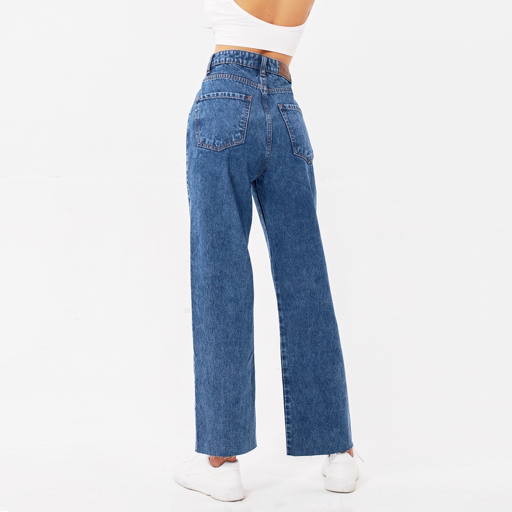 Quần Jean Ống Rộng Indigo Aaa Jeans