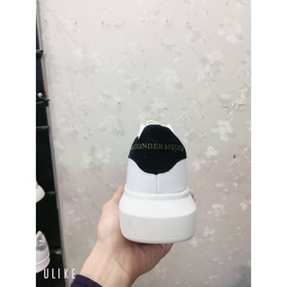 Có sẵn giày MCQUEEN gót đen dây to ( ảnh thật tự chụp )