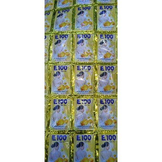dây sữa tắm E100 VÀNG 4ml (12gói/dây)