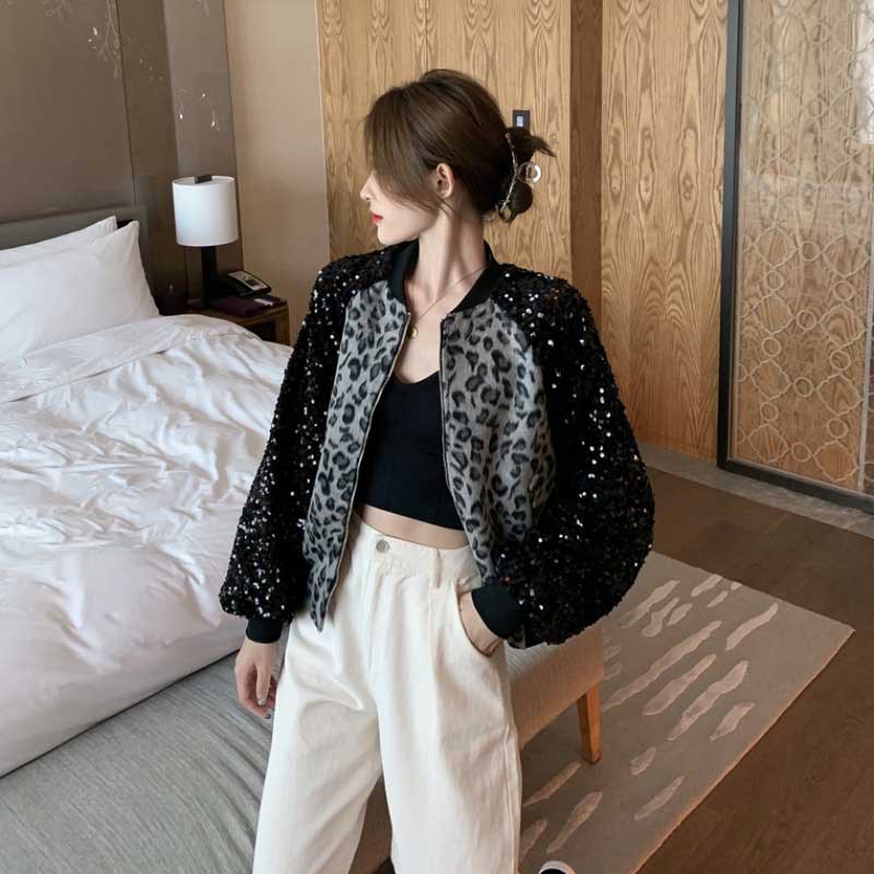 (ORDER) Áo bomber da beo tay tán kim sa cá tính | BigBuy360 - bigbuy360.vn