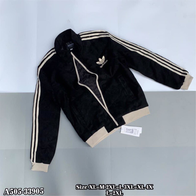 Áo khoác Das da lộn thêu 3 vạch cực dày dặn | BigBuy360 - bigbuy360.vn