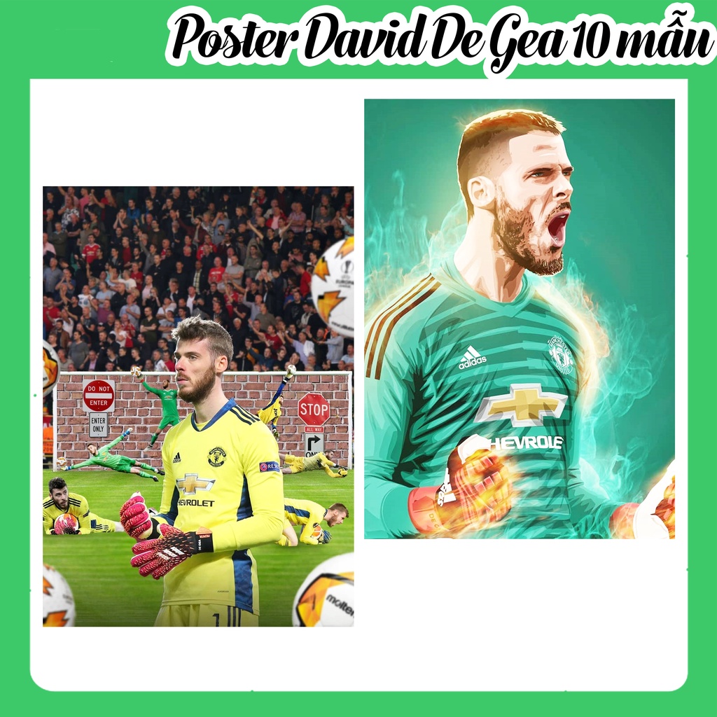 Poster David De Gea, Ảnh Dán Tường David De Gea Cực Đẹp, Poster Bóng Đá Có  In Theo Yêu Cầu | Shopee Việt Nam