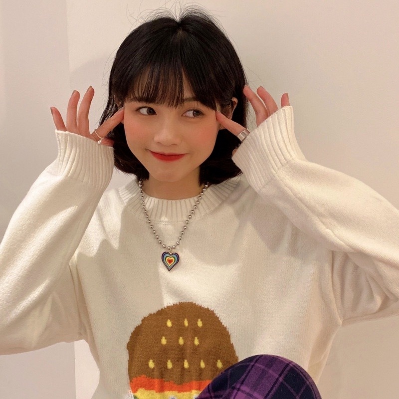 ✨✨Vòng cổ Hợp Kim Mặt Hình Trái Tim Nhiều Màu Thời Trang Cho Nữ