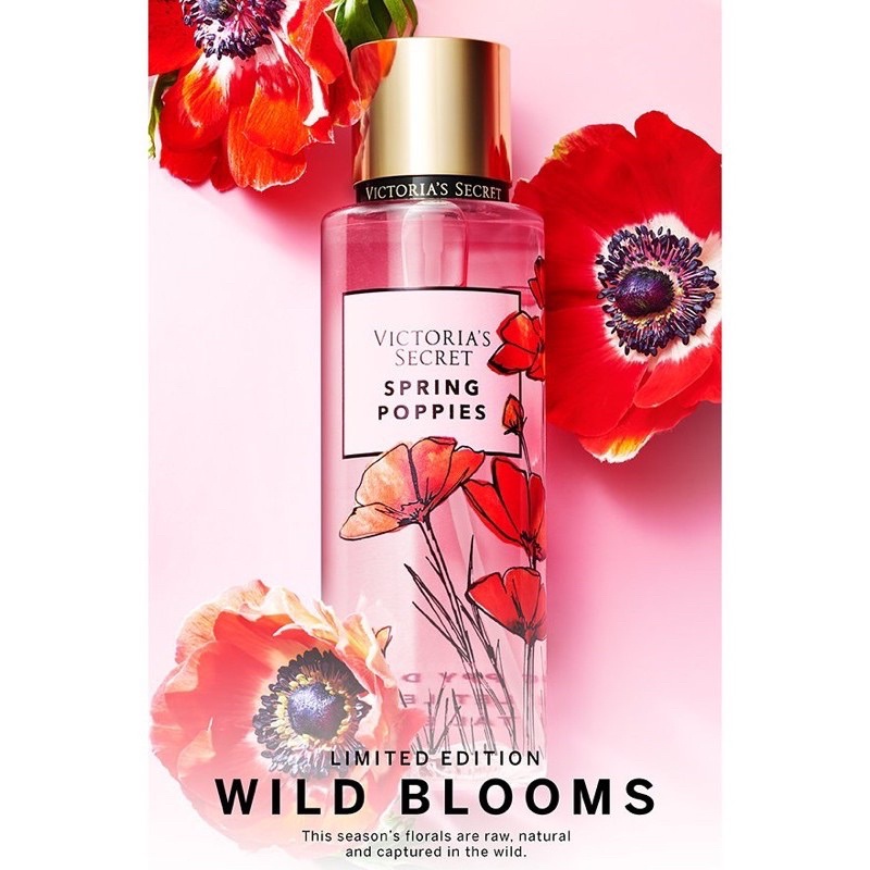 Xịt Thơm  Toàn Thân Victoria’s Secret Wild Bloom Fragrance Mist (250ml) +jɥȽÿ08+