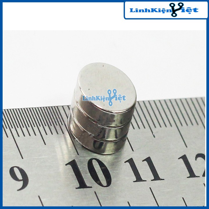 Bộ 3 Viên Nam Châm Đất Hiếm 10x3mm ( Từ Tính Hút Cực Mạnh )
