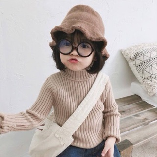Freeship 99k TQ_Áo len cổ lọ trẻ em