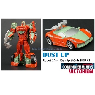 🔸️ DUST UP - Mô hình Robot 14cm lắp ráp thành SIÊU XE - Transformers Combiner Wars
