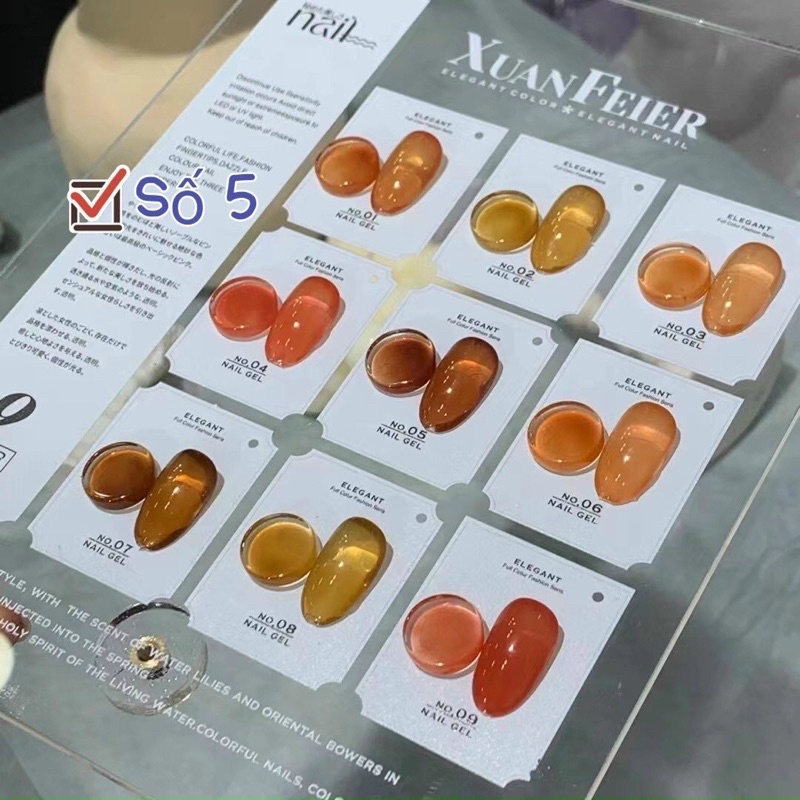 Set sơn thạch 9 màu siêu phẩm mới HOT