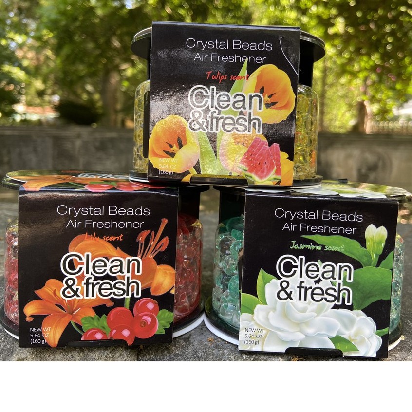 GEL THƠM KHỬ MÙI DẠNG HẠT PHA LÊ CLEAN &amp; FRESH HÀN QUỐC