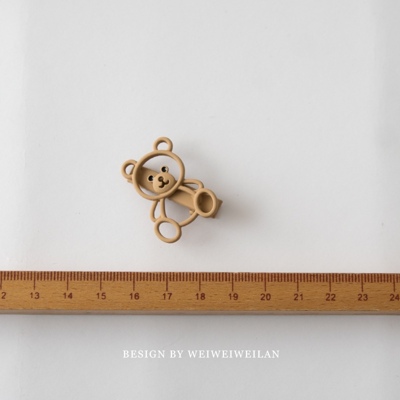 Kẹp Tóc Hàn Quốc Gấu Dễ Thương Phụ Kiện Thời Trang Cho Nữ AB027