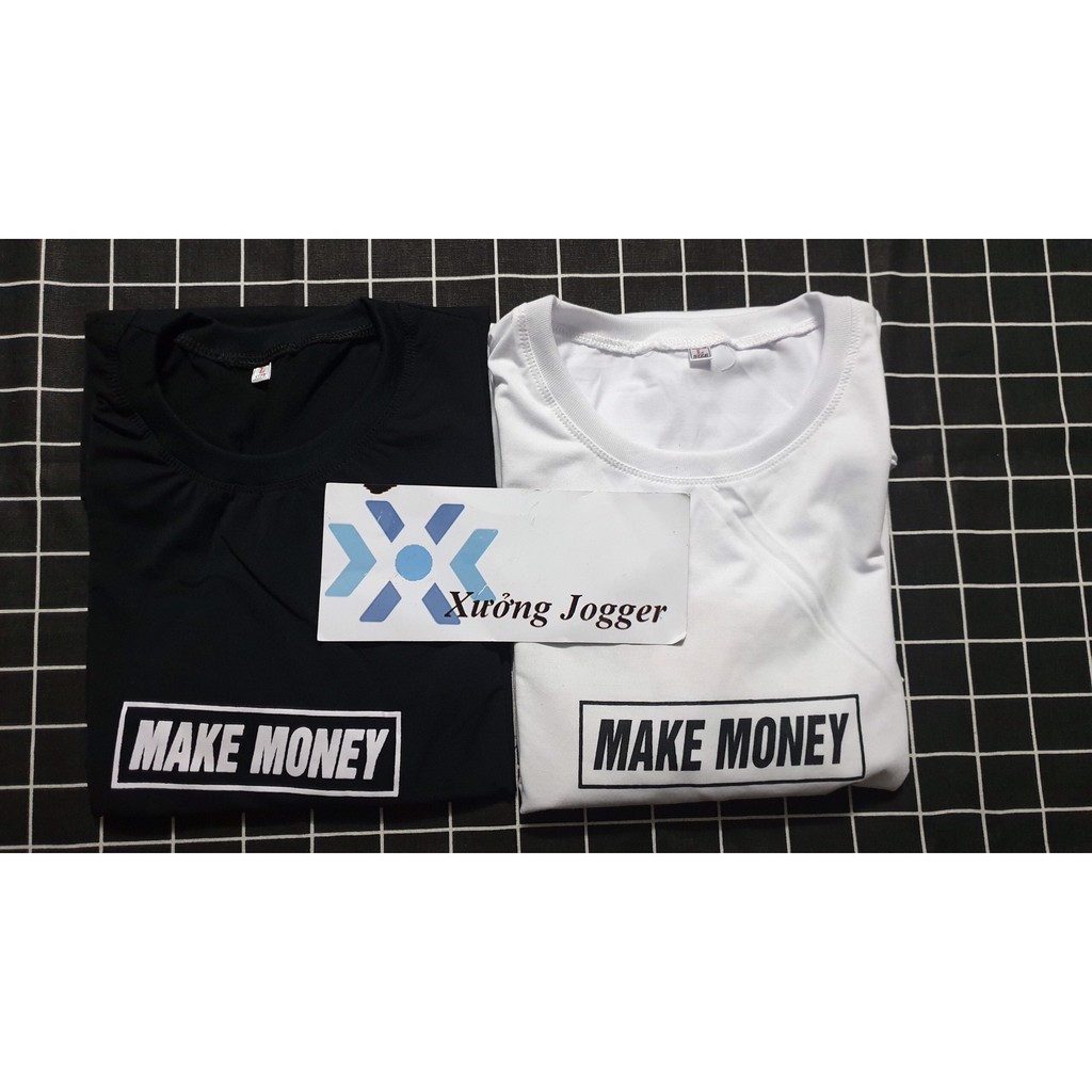 Aó thun in tay lỡ Make Money Mr