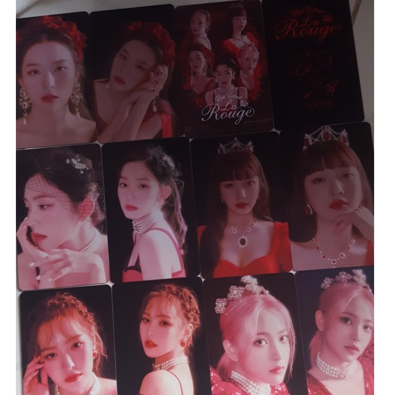 Mua 10 thẻ tặng 1 thẻ card nhựa Red Velvet - La Rouge concert có chữ ký, có in theo yêu cầu | BigBuy360 - bigbuy360.vn