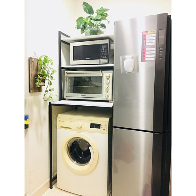 Kệ máy giặt 3 tầng phòng tắm KMG01 180x60x74 cm | BigBuy360 - bigbuy360.vn