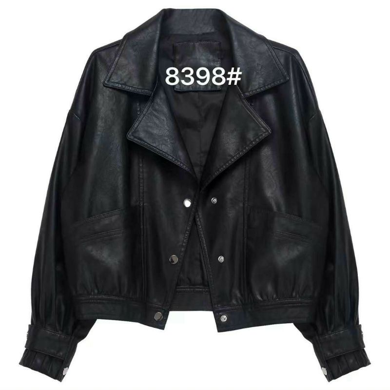 Áo da bom tay mã 8398 hàng QC có hai túi