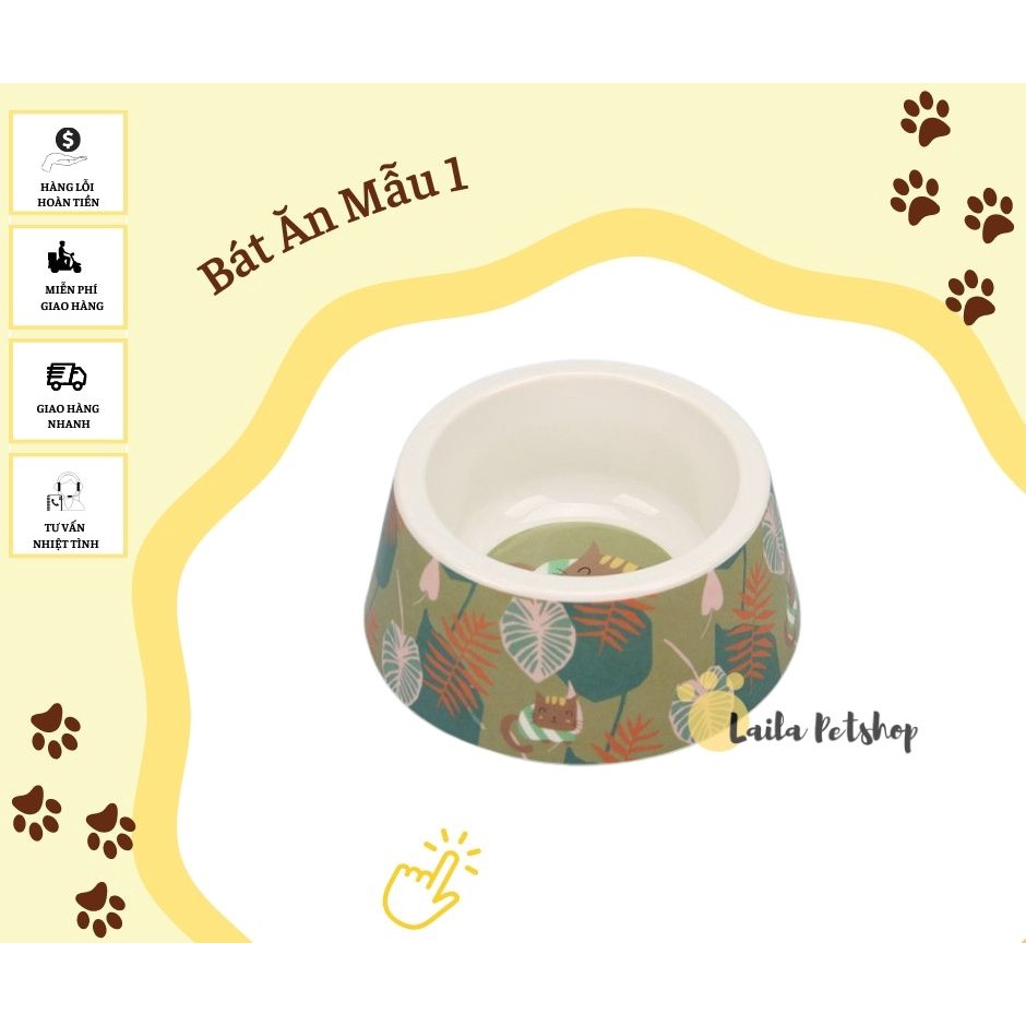Bát Ăn Cho Chó Mèo Cao Cấp - Laila Petshop