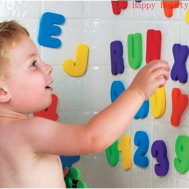 Đồ Chơi Bồn Tắm Hình Chữ Cái / Số ABC 123 Bằng Xốp Dễ Thương Cho Bé