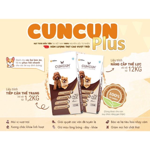 Hạt CUNCUN plus cho chó