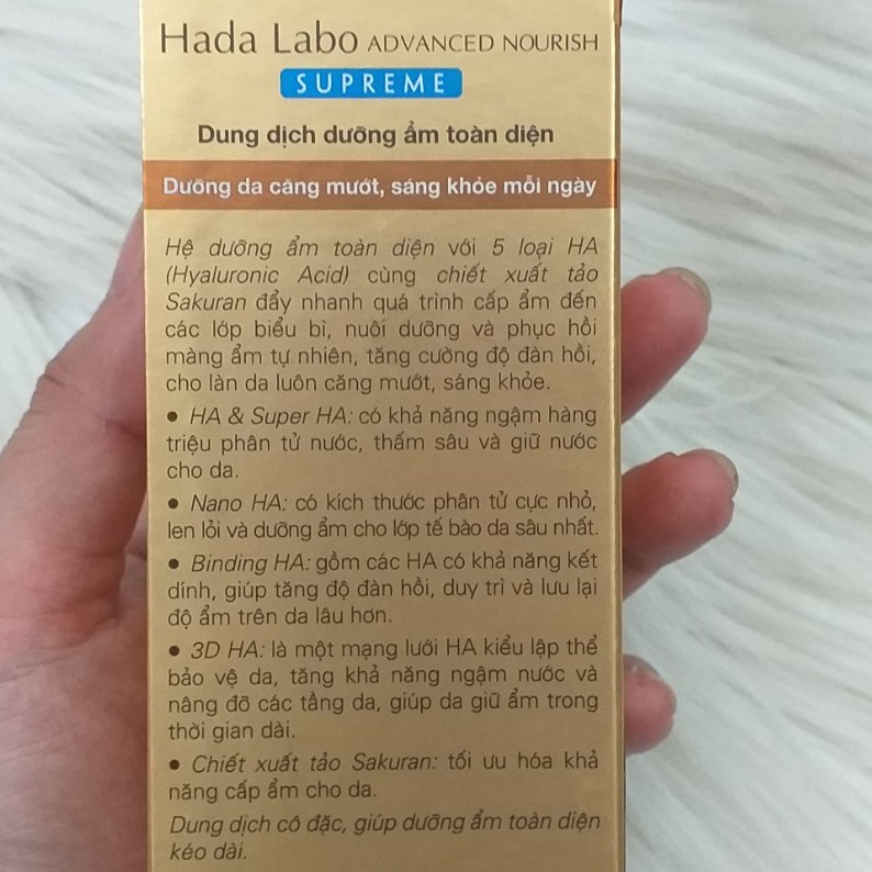 Dung dịch dưỡng ẩm toàn diện Hada Labo 100ml