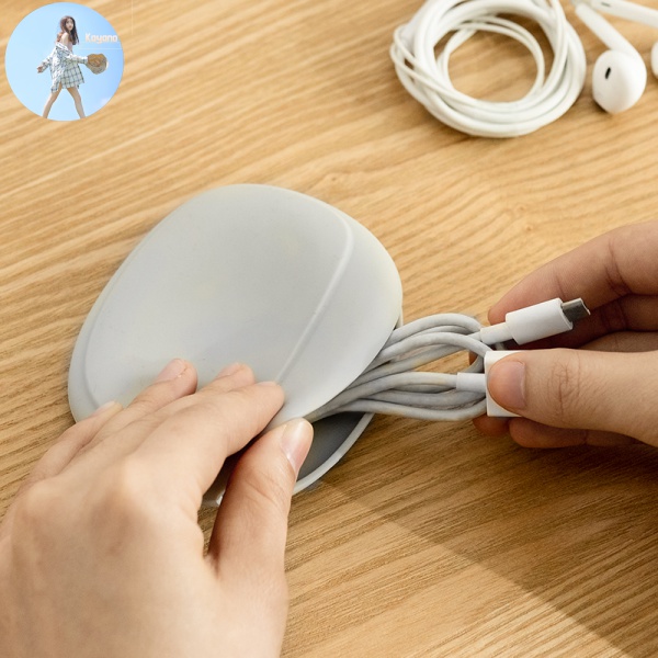 Hộp Đựng Tai Nghe / Dây Cáp Dữ Liệu Mini Bằng Silicone Dễ Thương | BigBuy360 - bigbuy360.vn