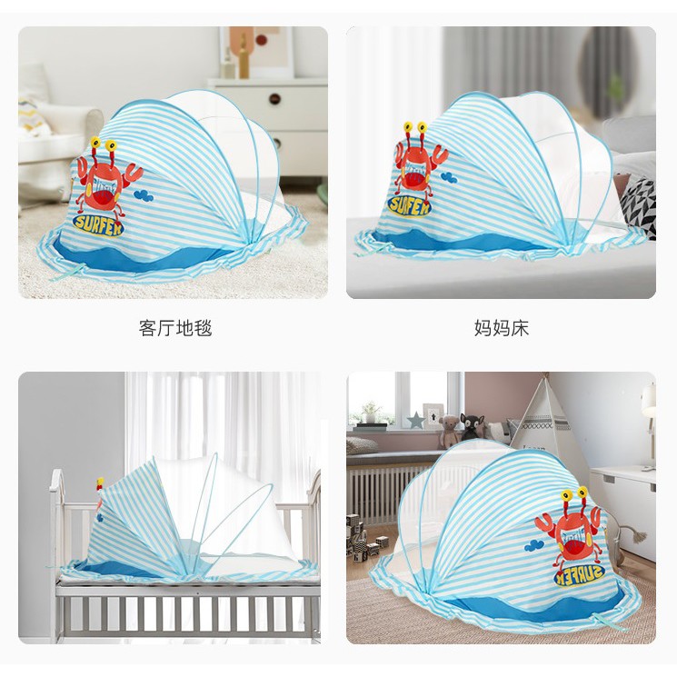 MÀN CHỤP ANIMAL GẤP GỌN CHỐNG MUỖI CHO BÉ/ MÀN NGỦ CHO BÉ