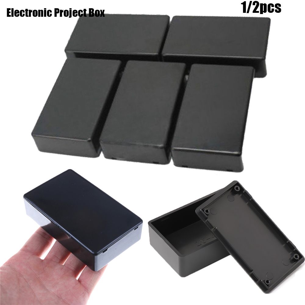 Set 1/2 hộp nhựa ABS 9 kích cỡ chống nước màu đen chất lượng cao