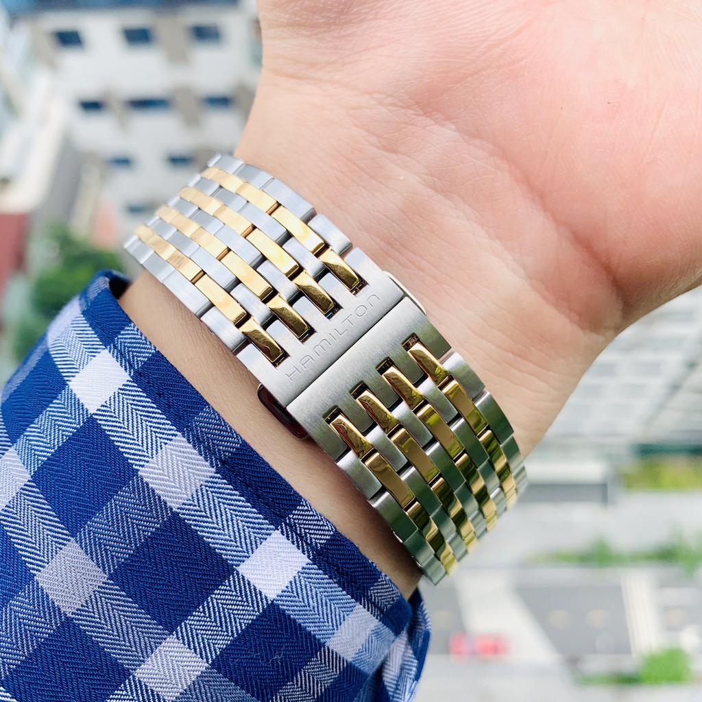 Đồng hồ nam chính hãng Hamilton Valiant H39525214 - Máy cơ tự động Thụy Sĩ - Kính Sapphire