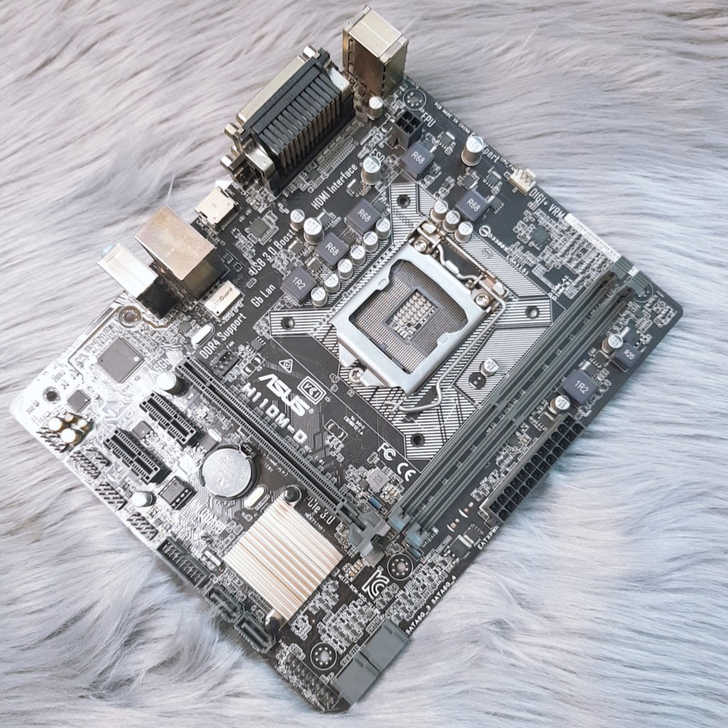 Main Asus H110M-D (Chipset Intel H110/ Socket LGA1151/ VGA onboard)-Thanh lý Main seconhand