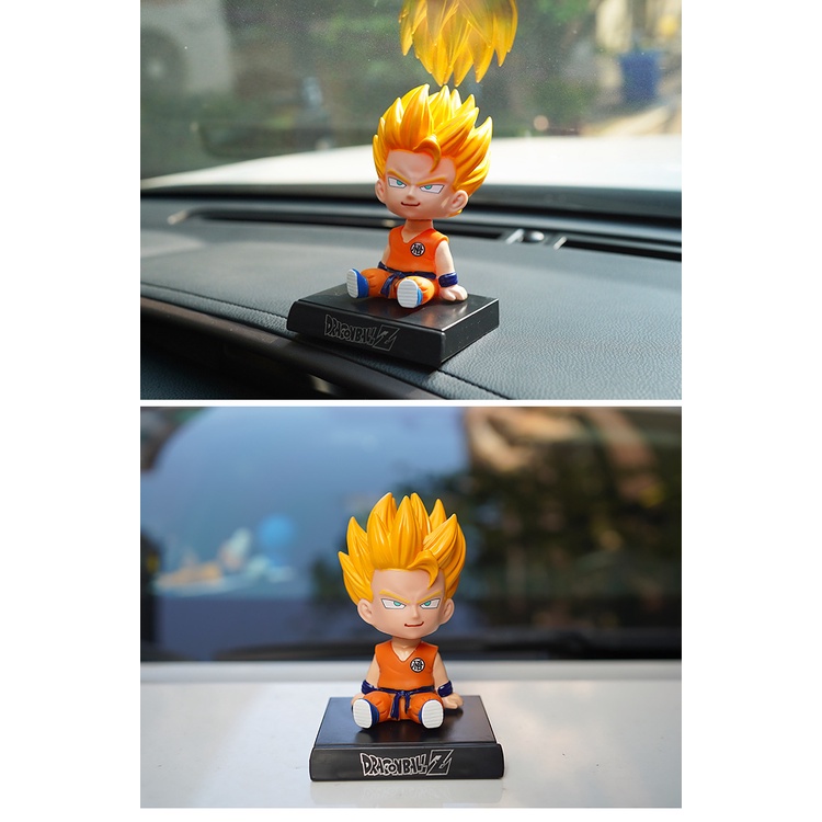 Mô hình Son Gohan - Mô hình Chibi lắc đầu trang trí taplo ô tô, trang trí bàn học, giá đỡ điện thoại