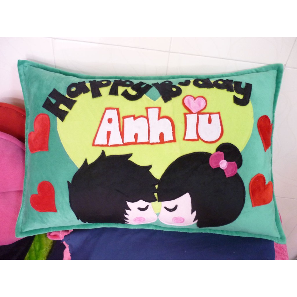 gối handmade tặng ck ,tặng người iu, tặng bạn bè