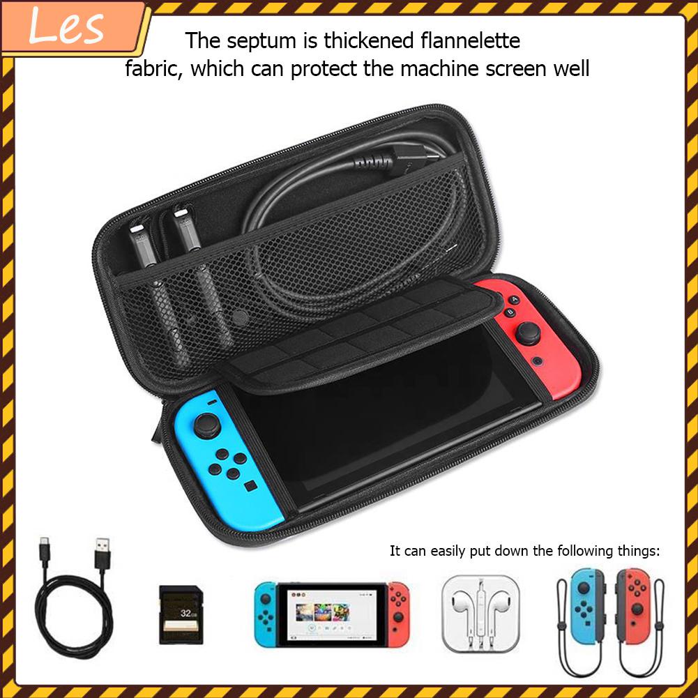 Hộp đựng máy chơi game Nintendo Switch vỏ cứng kèm 5 ngăn đựng thẻ game