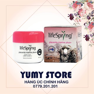 Kem dưỡng da LIFE SPRING PLACENTA MARINE PLUS_dưỡng ẩm và làm trắng da  HSD 12/2022