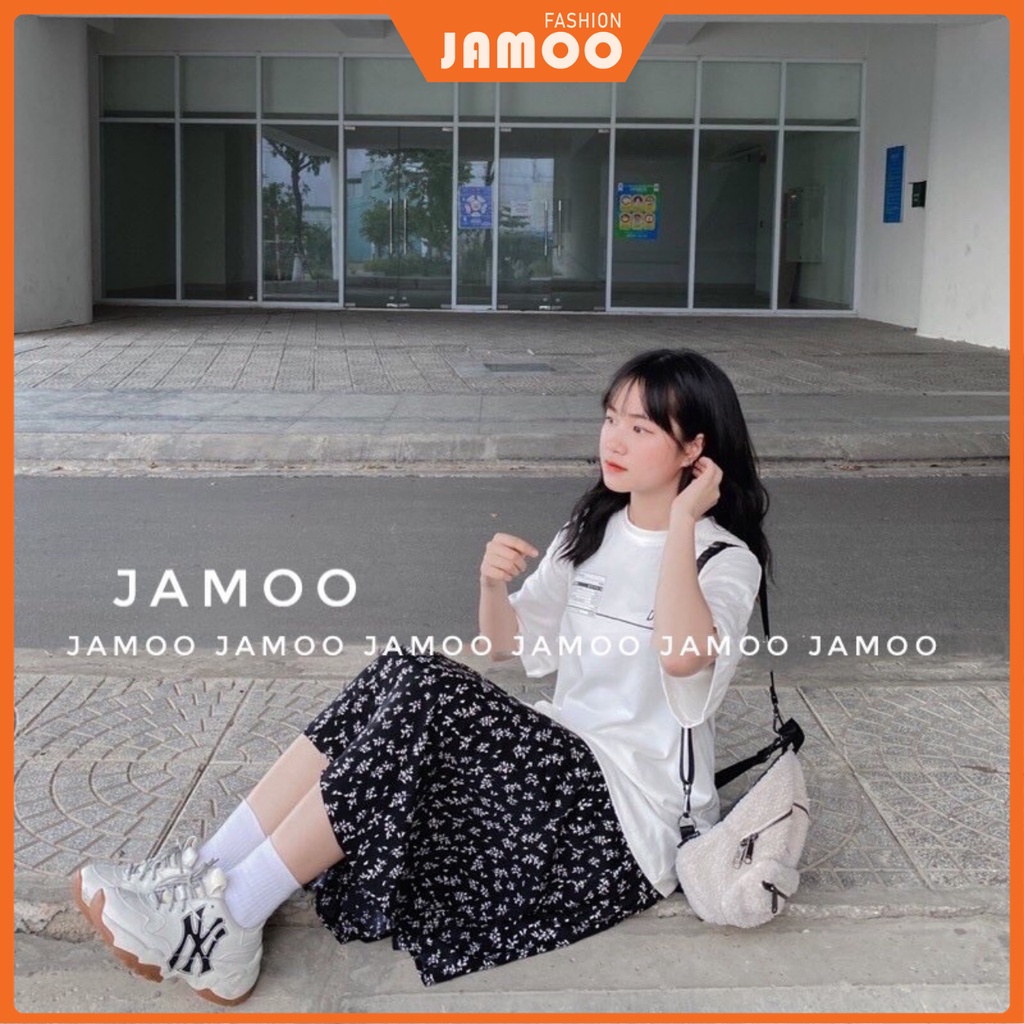 CHÂN VÁY HOA ULZZANG CẠP CHUN_ CHÂN VÁY DÀI JAMOO( Hình thật kèm video) | BigBuy360 - bigbuy360.vn