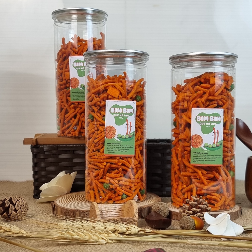 Bim bim que đậu hà lan vị cay mặn thơm ngon 350g - H FOODS