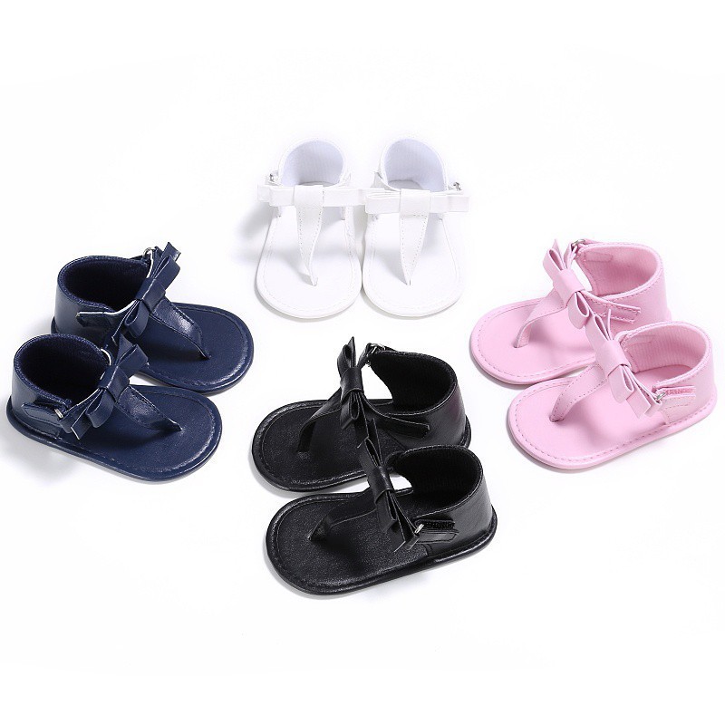 Giày da Pu chống trượt theo phong cách mùa hè dành cho bé