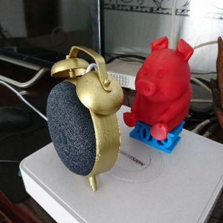 Google home, nest mini đế đồng hồ báo thức
