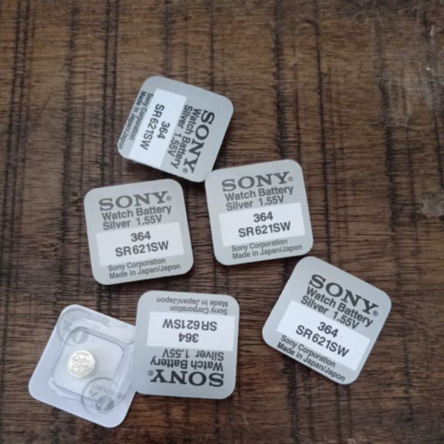 Vỉ 1 Viên Pin Đồng Hồ Sony 377 SR626SW AG4 LR626H 377A , 364 sr621sw 626 621