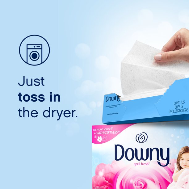 [CÓ HỘP] Giấy Thơm Quần Áo Downy Mỹ April Fresh Hương Hoa Ban Mai Tháng Tư - DISI
