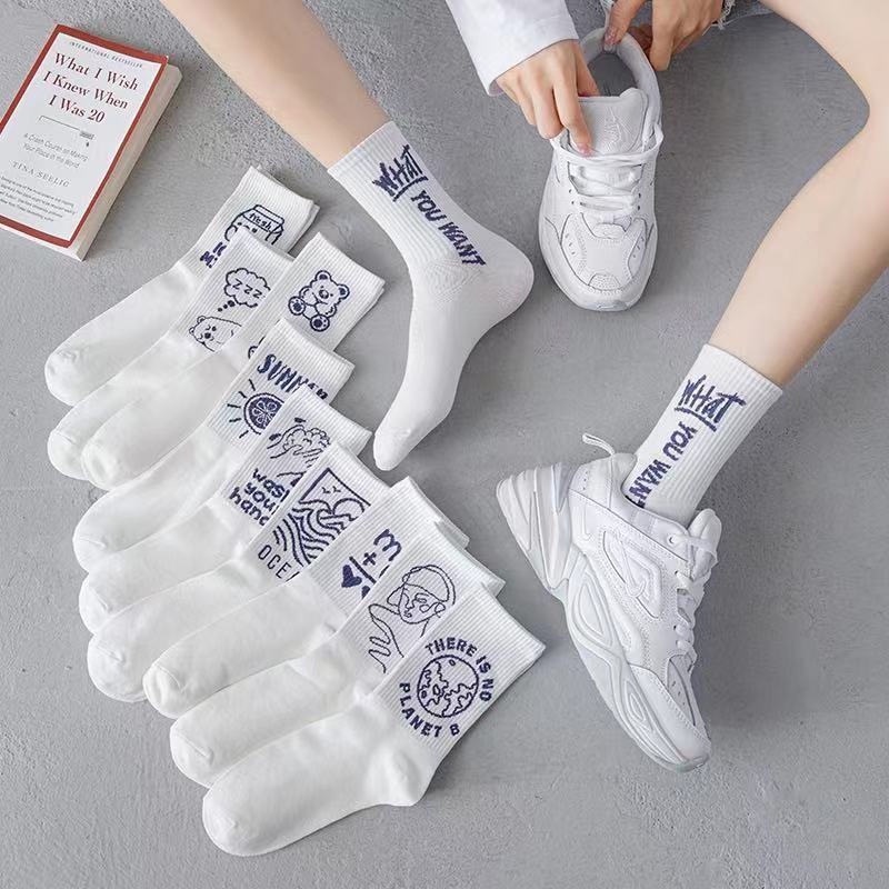 Vớ Cổ Trung Thời Trang Xuân Hè Hàn Quốc Cho Nam Và Nữ