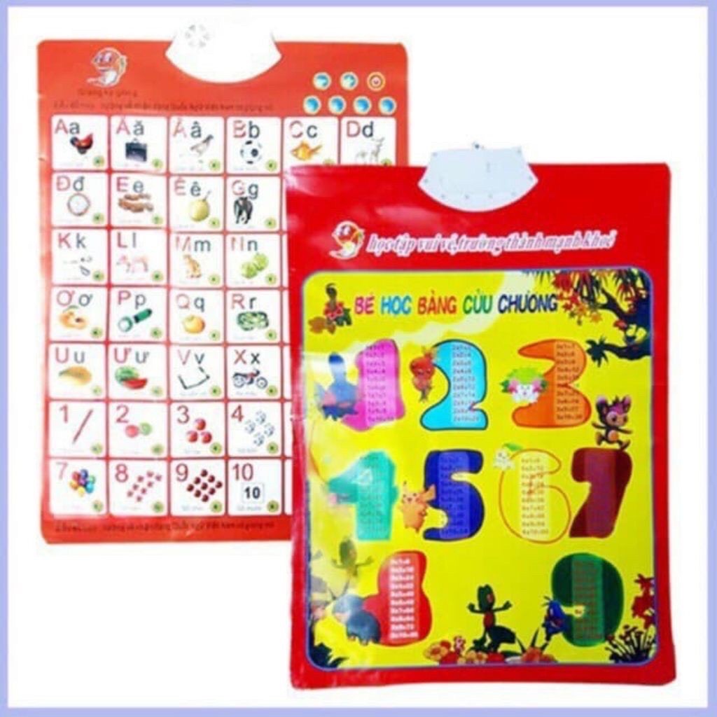 Bảng Chữ Cái Điện Tử 2 Mặt Cho Bé, Bảng Chữ Cái Thông Minh Giúp Bé Phát Triển Trí Tuệ
