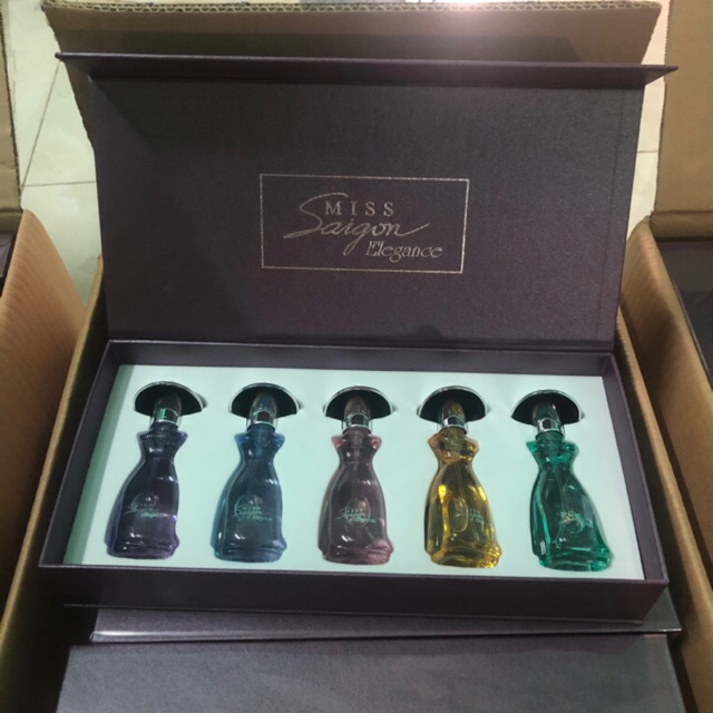 Set 5 Nước hoa Miss Saigon Elegance 15ml/chai