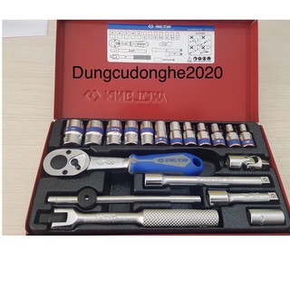 Bộ Tuýp 1/4" 19 Chi Tiết Hệ Mét Kingtony 2021MR