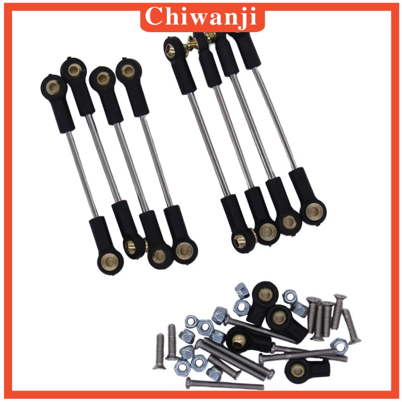 Set 8 Thanh Nối Bằng Hợp Kim Nhôm 1 / 16 Cho Xe Điều Khiển Wpl B1 B14 B24 C14 C24 Crawler Buggy