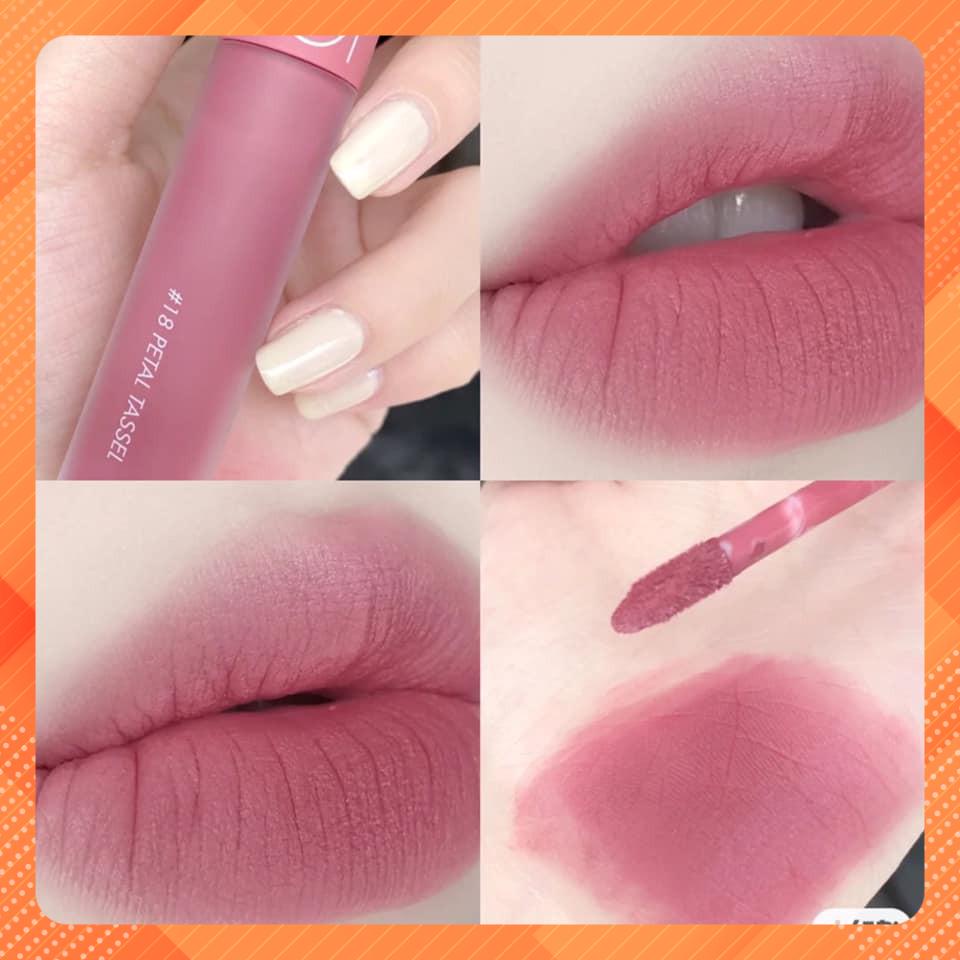 Son kem Romand Zero Velvet Tint màu 18- hông tím nude